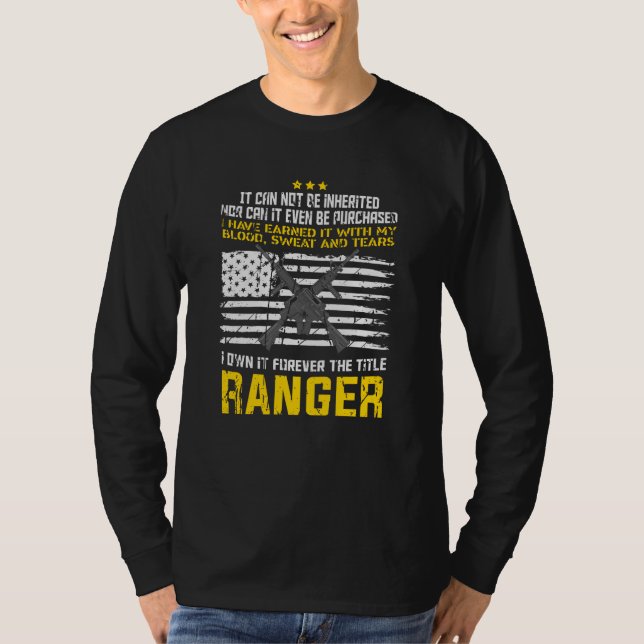 Ranger Military Design T-Shirt (Front)