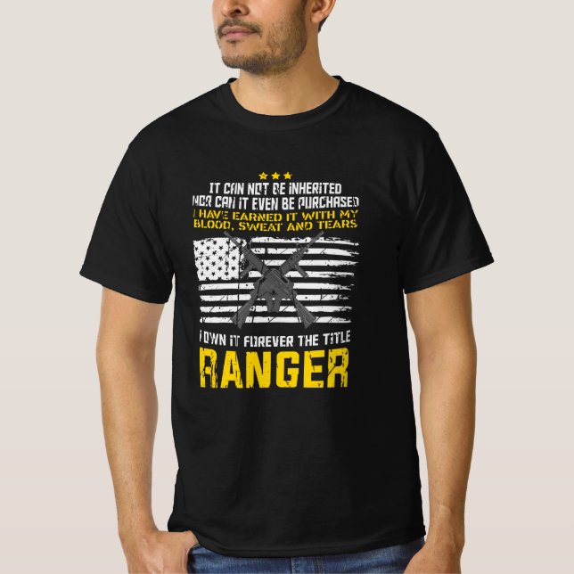 Ranger Military Design T-Shirt (Front)