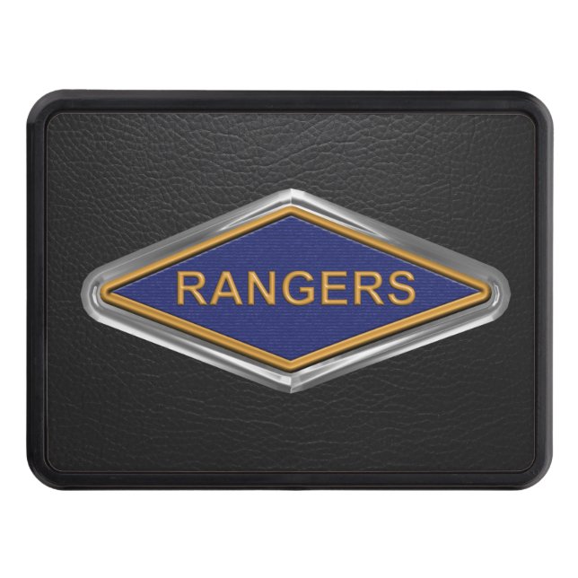 Ranger Regiment WWII American Flag  Hitch Cover (Front)