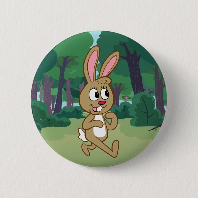 Ranger Rick | Becky Hare Button (Front)