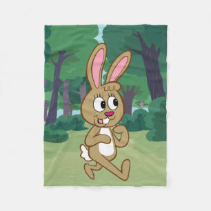 Ranger Rick Becky Hare Fleece Blanket