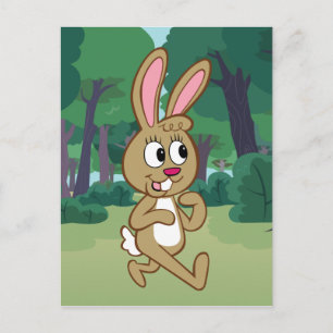 Ranger Rick Becky Hare Postcard