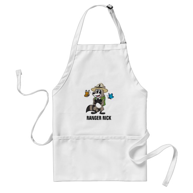 Ranger Rick | Butterfly Hero - Butterfly Sign Adult Apron (Front)