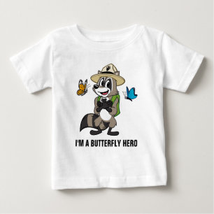Ranger Rick Butterfly Hero - Butterfly Sign Baby T-Shirt