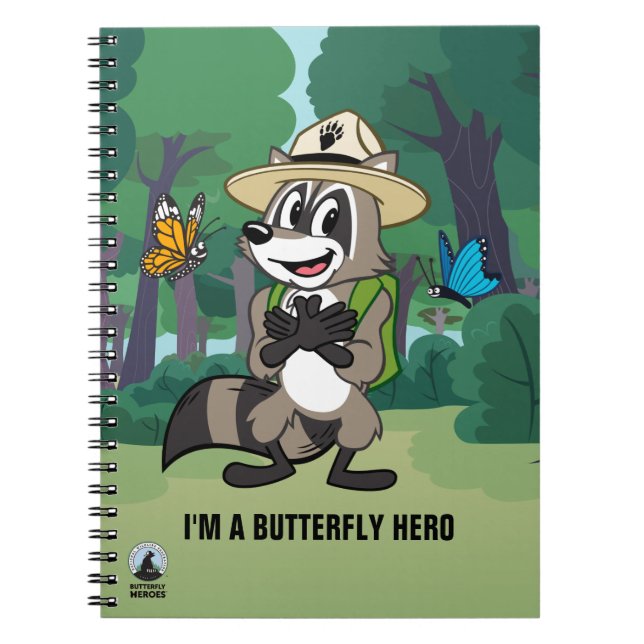 Ranger Rick | Butterfly Hero - Butterfly Sign Notebook (Front)
