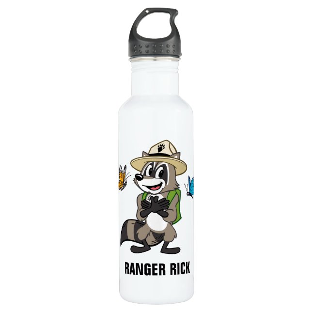 Ranger Rick | Butterfly Hero - Butterfly Sign Water Bottle (Front)