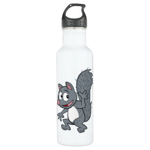 Ranger Rick Gray Squirrel Waving Water Bottle