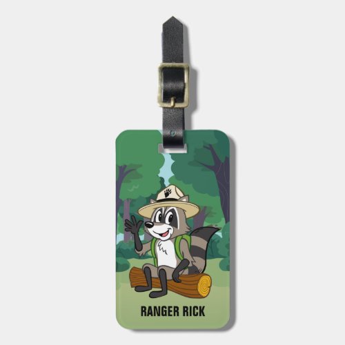 Ranger Rick  Great American Campout Luggage Tag