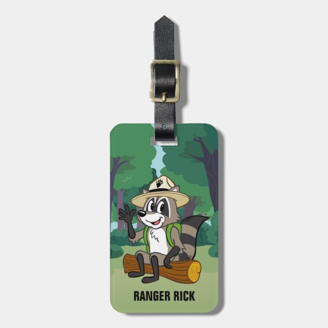 Ranger Rick | Great American Campout Luggage Tag (Front Vertical)