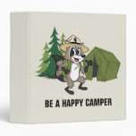 Ranger Rick | Great American Campout -Tent 3 Ring Binder