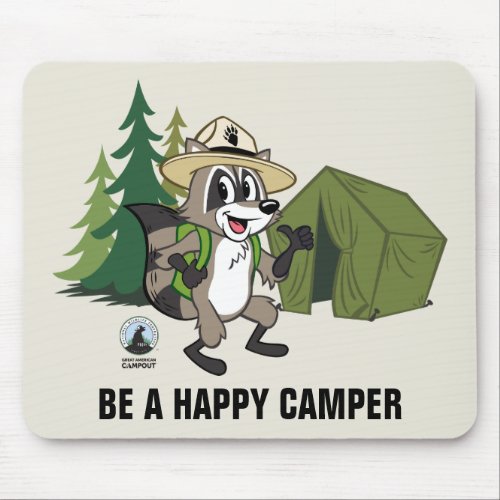 Ranger Rick  Great American Campout _Tent Mouse Pad