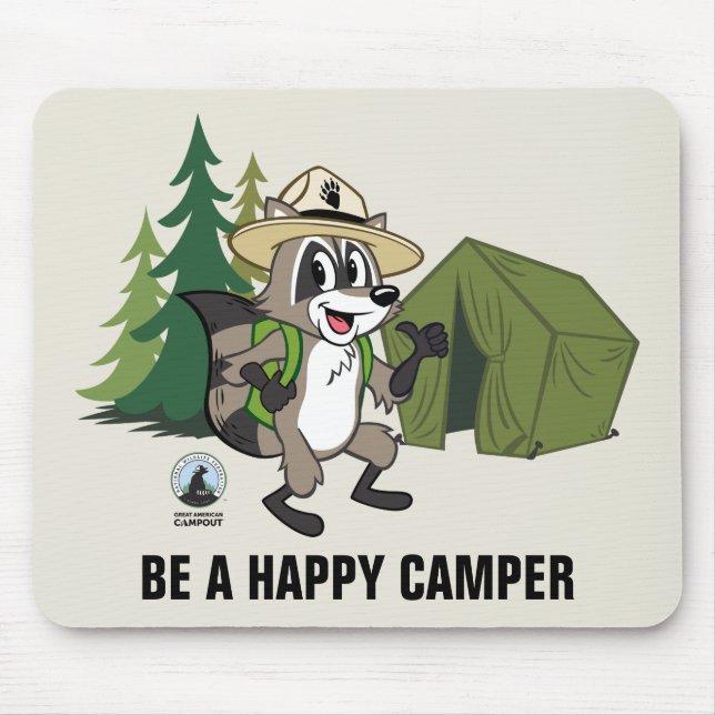 Ranger Rick | Great American Campout -Tent Mouse Pad (Front)