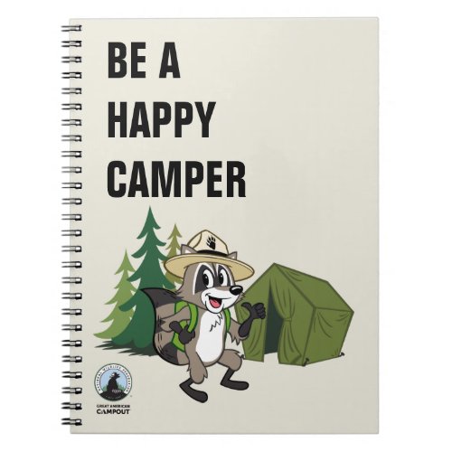 Ranger Rick  Great American Campout _Tent Notebook