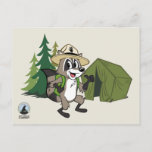 Ranger Rick | Great American Campout -Tent Postcard