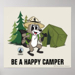 Ranger Rick | Great American Campout -Tent Poster