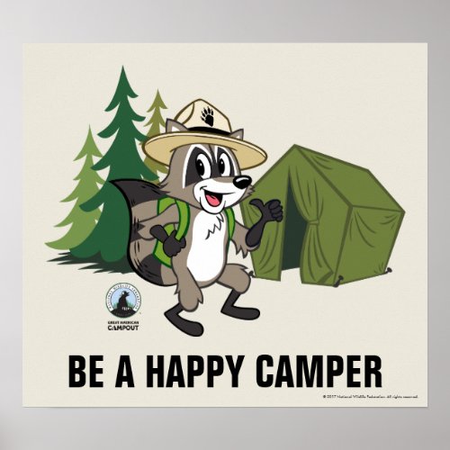 Ranger Rick  Great American Campout _Tent Poster