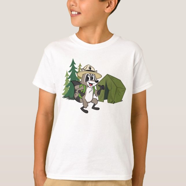 Ranger Rick | Great American Campout -Tent T-Shirt (Front)