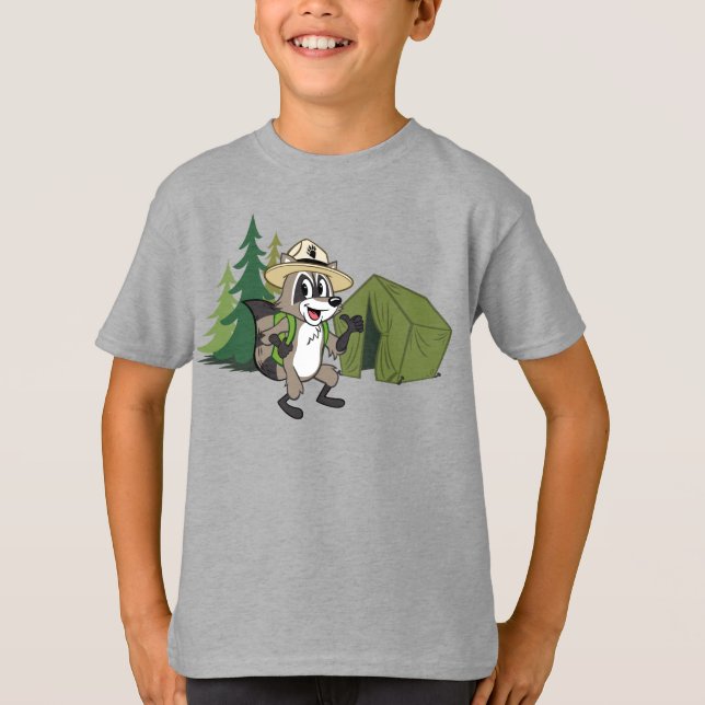 Ranger Rick | Great American Campout -Tent T-Shirt (Front)
