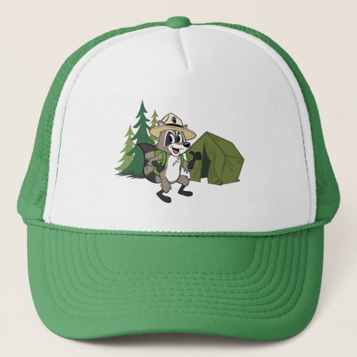 Ranger Rick  Great American Campout _Tent Trucker Hat