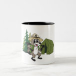 Ranger Rick | Great American Campout -Tent Two-Tone Coffee Mug