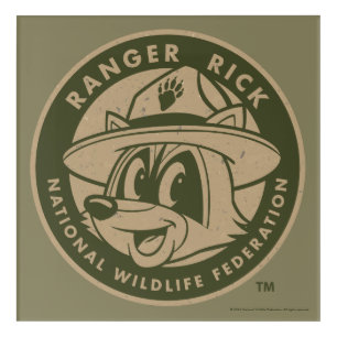 Ranger Rick   Ranger Rick Khaki Logo Acrylic Print