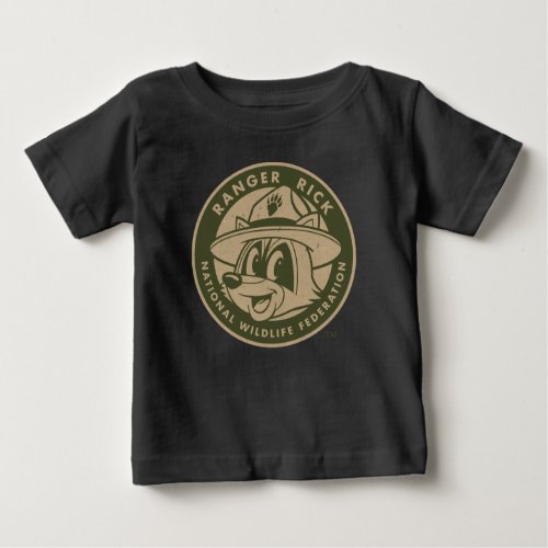 Ranger Rick  Ranger Rick Khaki Logo Baby T_Shirt