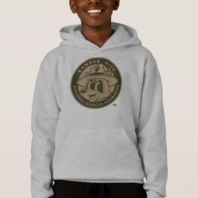 Ranger Rick | Ranger Rick Khaki Logo Hoodie (Front)