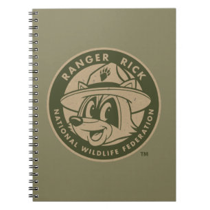 Ranger Rick   Ranger Rick Khaki Logo Notebook