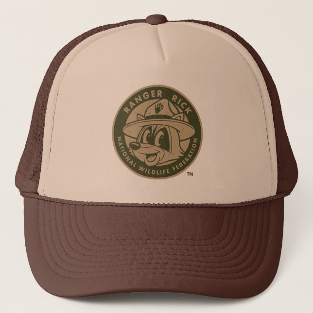 Ranger Rick | Ranger Rick Khaki Logo Trucker Hat (Front)