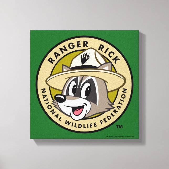 Ranger Rick | Ranger Rick Logo Canvas Print (Front)