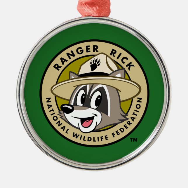 Ranger Rick | Ranger Rick Logo Metal Ornament (Front)