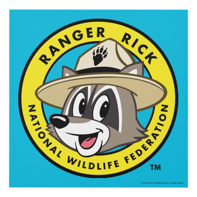 Ranger Rick | Ranger Rick Logo Panel Wall Art (Front)