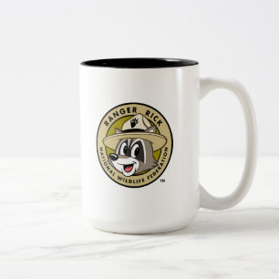 Ranger Rick   Ranger Rick Logo Two-Tone Coffee Mug