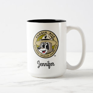 Ranger Rick Ranger Rick Logo Two-Tone Coffee Mug