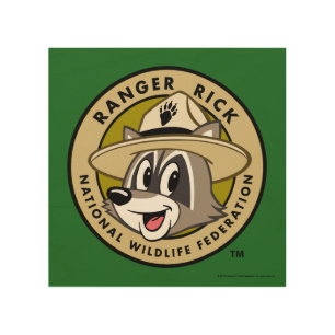Ranger Rick   Ranger Rick Logo Wood Wall Decor