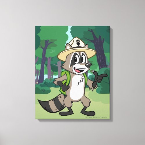 Ranger Rick  Ranger Rick Pointing Canvas Print