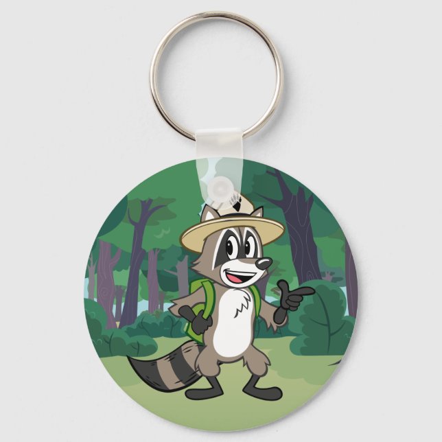 Ranger Rick | Ranger Rick Pointing Keychain (Front)