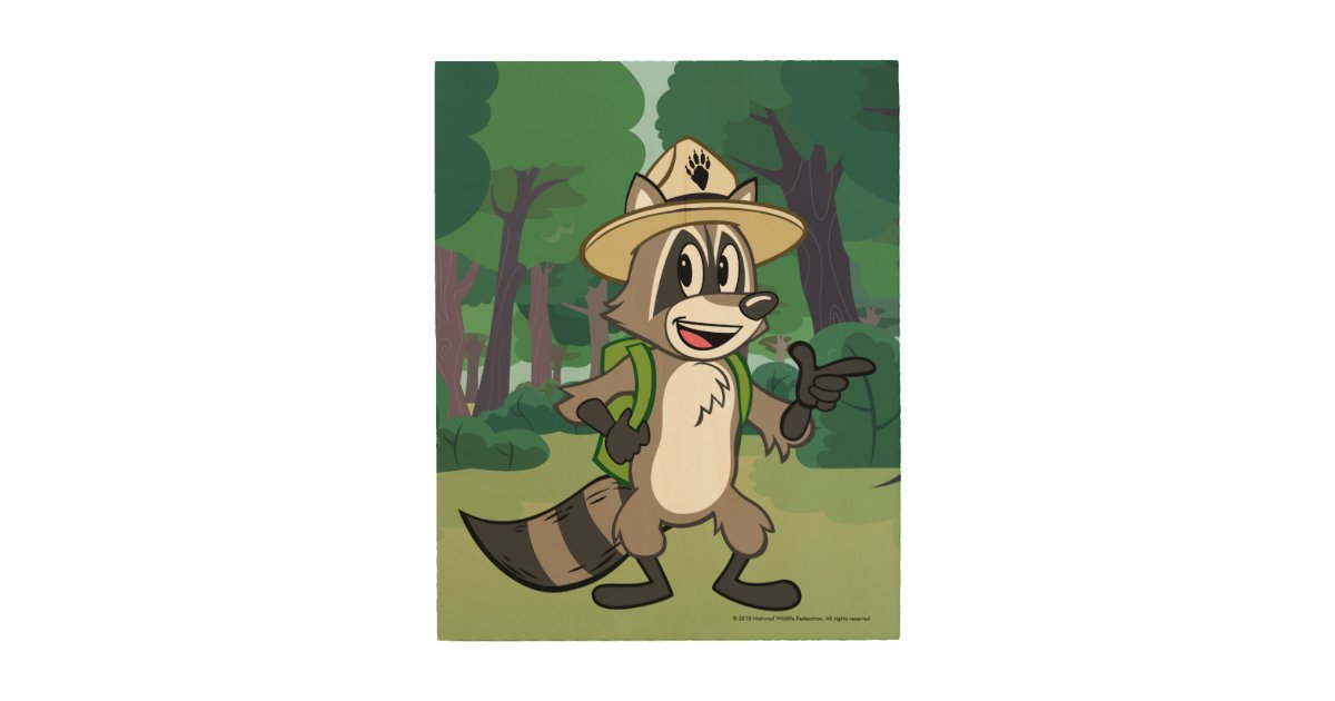 Ranger Rick | Ranger Rick Pointing Wood Wall Decor | Zazzle