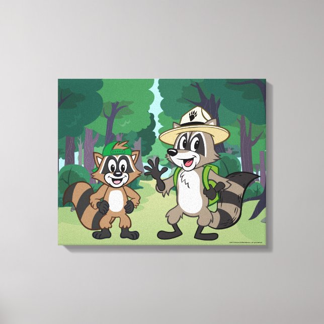 Ranger Rick | Ranger Rick & Ricky Canvas Print (Front)