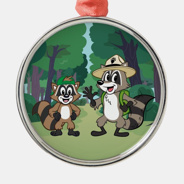 Ranger Rick | Ranger Rick & Ricky Metal Ornament (Front)