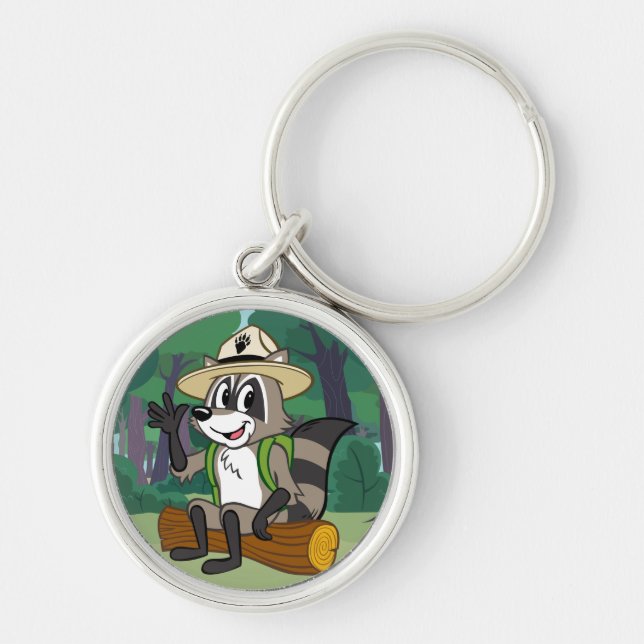 Ranger Rick | Ranger Rick Sitting Keychain (Front)