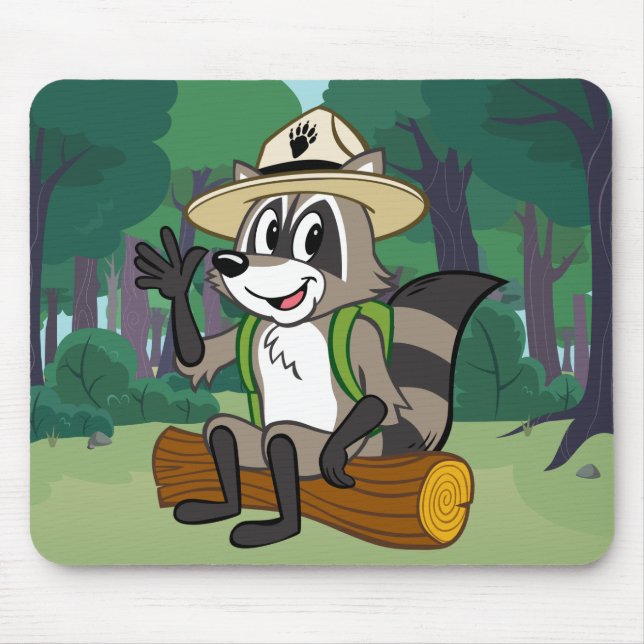 Ranger Rick | Ranger Rick Sitting Mouse Pad (Front)