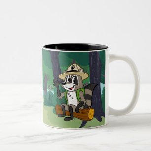 Ranger Rick   Ranger Rick Sitting Two-Tone Coffee Mug