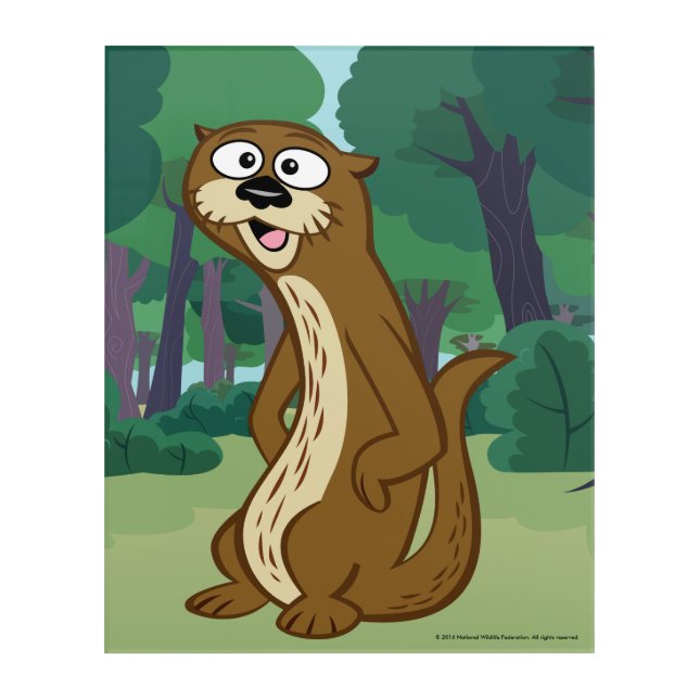 Ranger Rick | Reggie Otter Acrylic Print (Front)