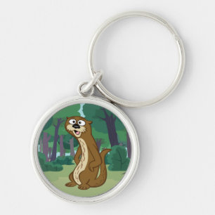 Ranger Rick Reggie Otter Keychain