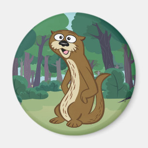 Ranger Rick Reggie Otter Magnet