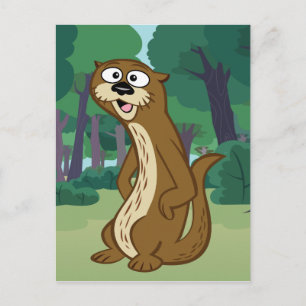 Ranger Rick   Reggie Otter Postcard