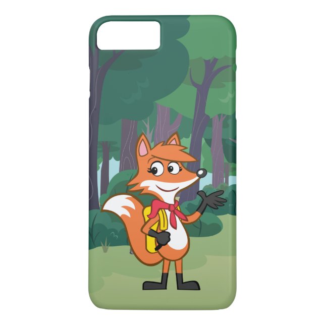 Ranger Rick | Scarlett Fox Waving Case-Mate iPhone Case (Back)