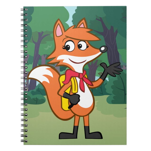 Ranger Rick | Scarlett Fox Waving Notebook (Front)