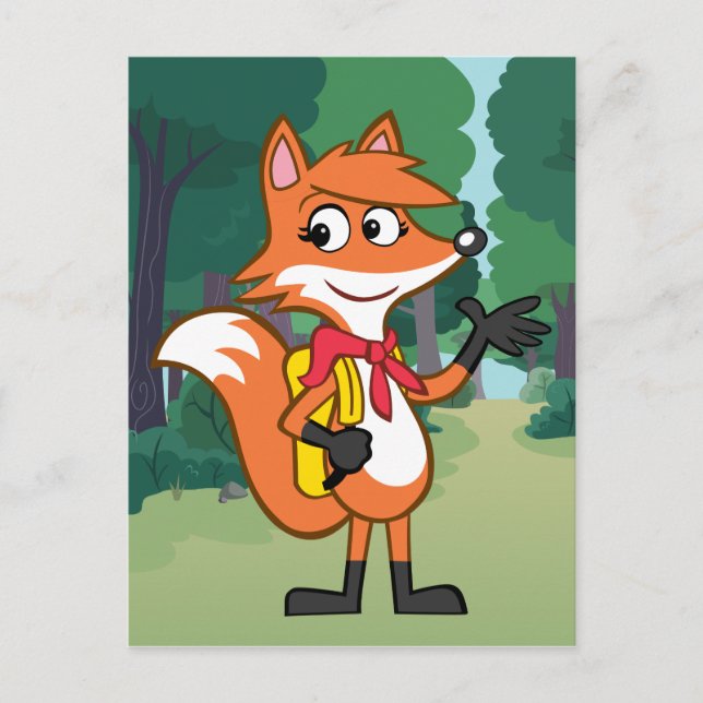 Ranger Rick | Scarlett Fox Waving Postcard (Front)